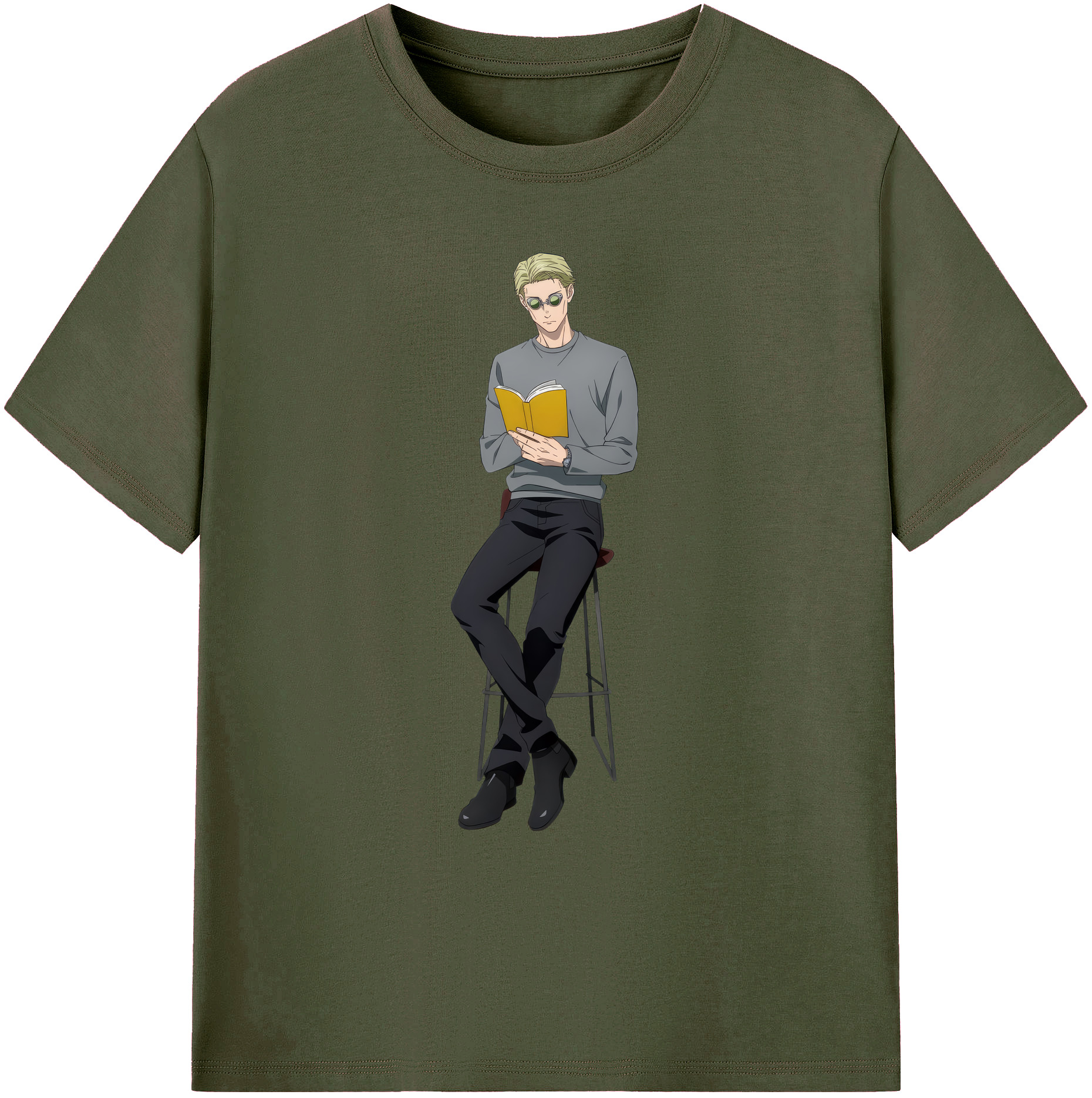 （画像用） 呪術廻戦 Jujutsu Kaisen 綿100％ メンズ半袖Tシャツ｜肌触りやわらか＆通気性